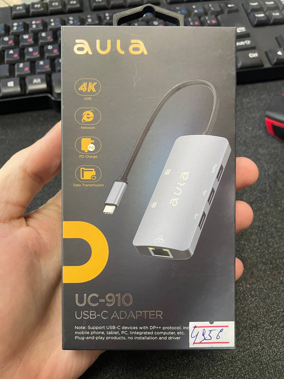 ᐈ Переходник USB Type-C - LAN, 3xUSB 3.1 Aula UC-910, Gray – купить в  интернет-магазине Белый Ветер по хорошей цене в Алматы, Астане и других  городах Казахстана