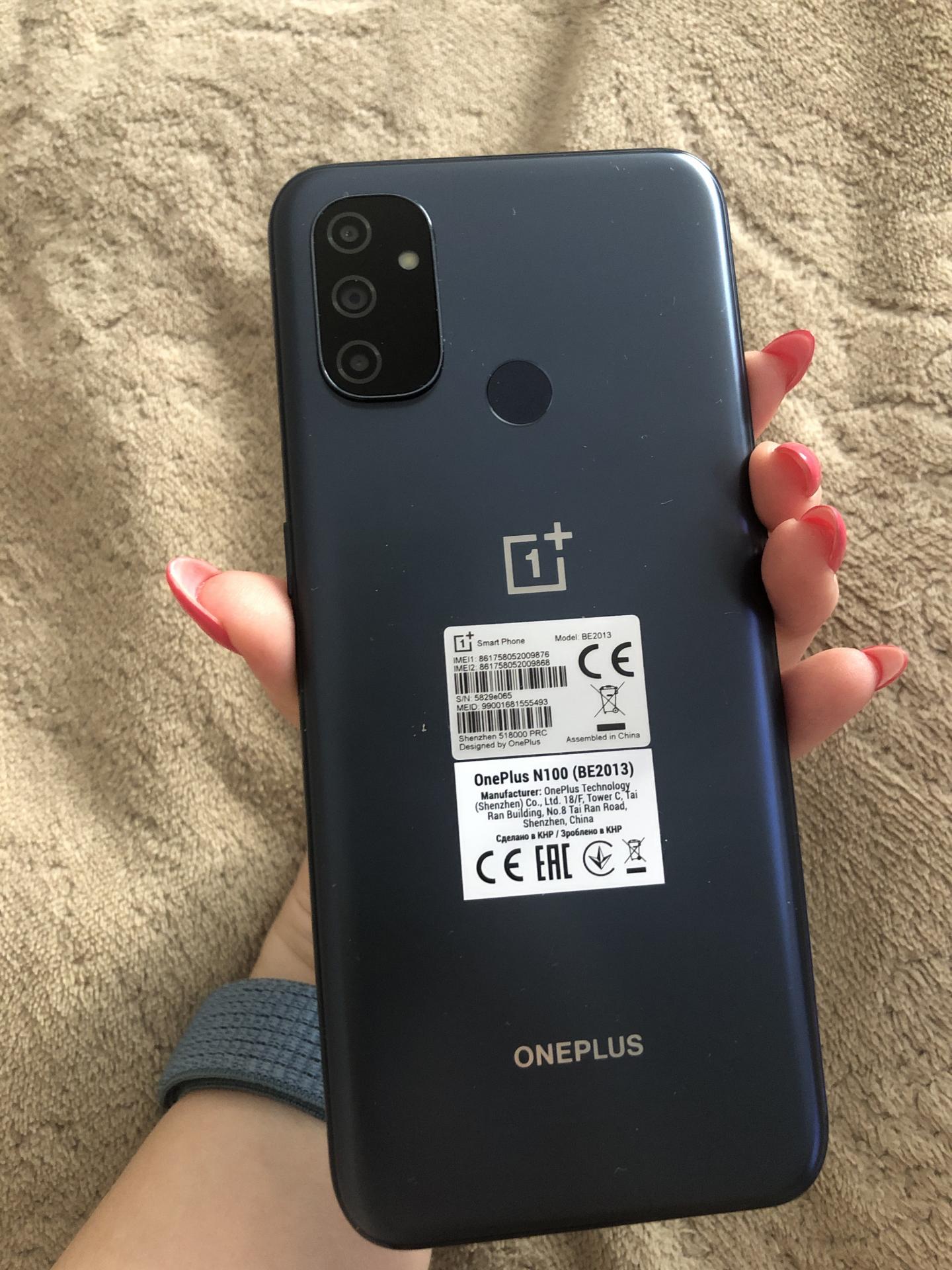 ᐈ Смартфон OnePlus Nord N100, 64Gb, Midnight Frost (BE2013) – купить в  интернет-магазине Белый Ветер по низкой цене в Казахстане