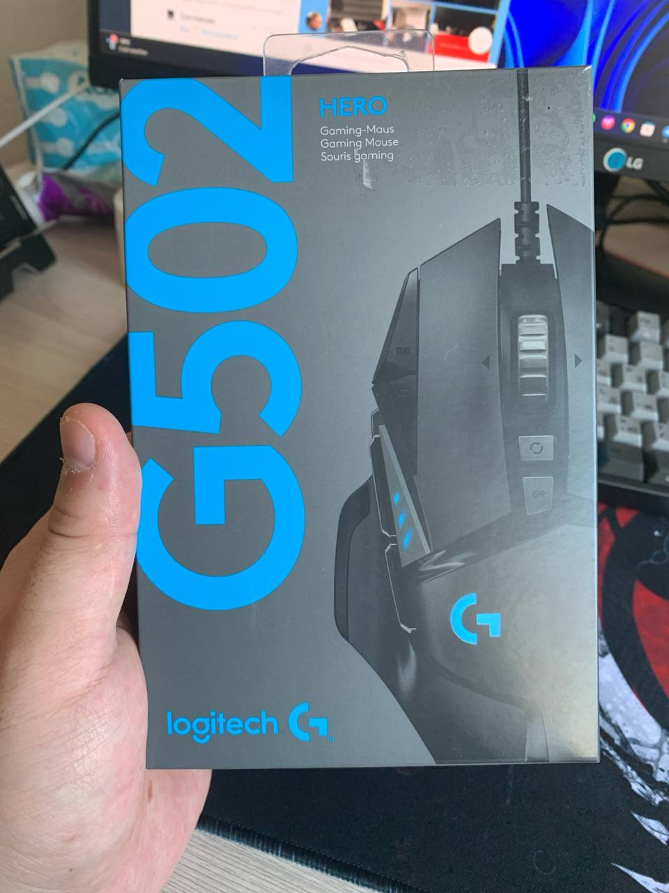 ᐈ Мышь Logitech G502 HERO, Black, USB – купить в интернет-магазине Белый  Ветер в Алматы, Нур-Султане (Астане) и других городах Казахстана