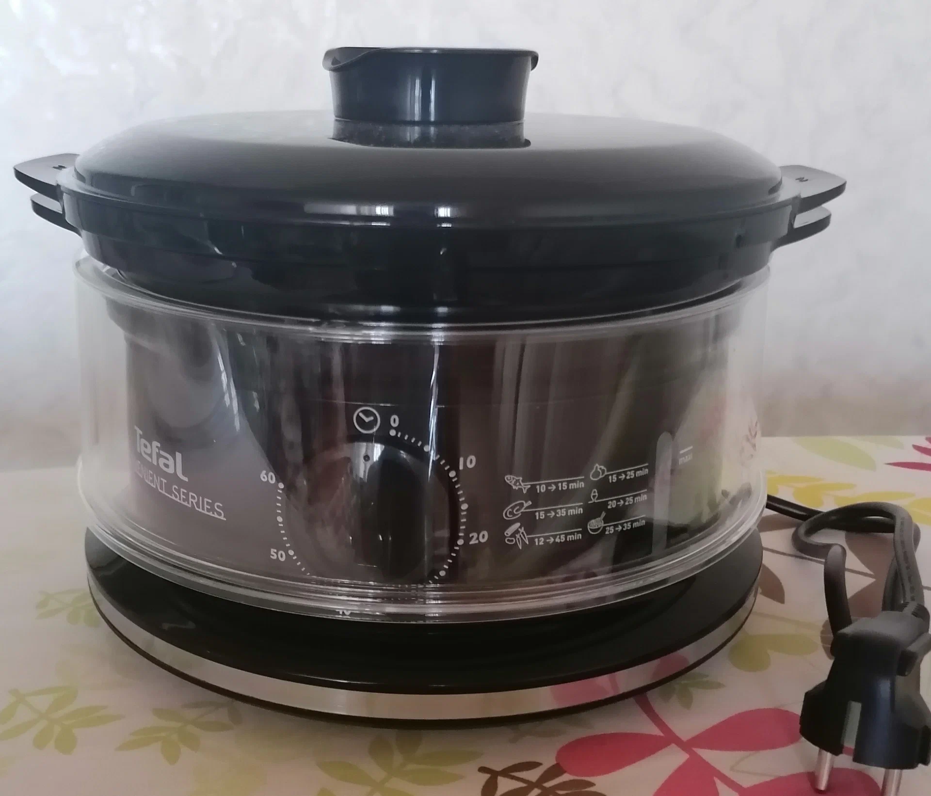 ᐈ Пароварка Tefal Convenient Series VC140131, Black – купить в  интернет-магазине Белый Ветер в Алматы, Астане и Караганде