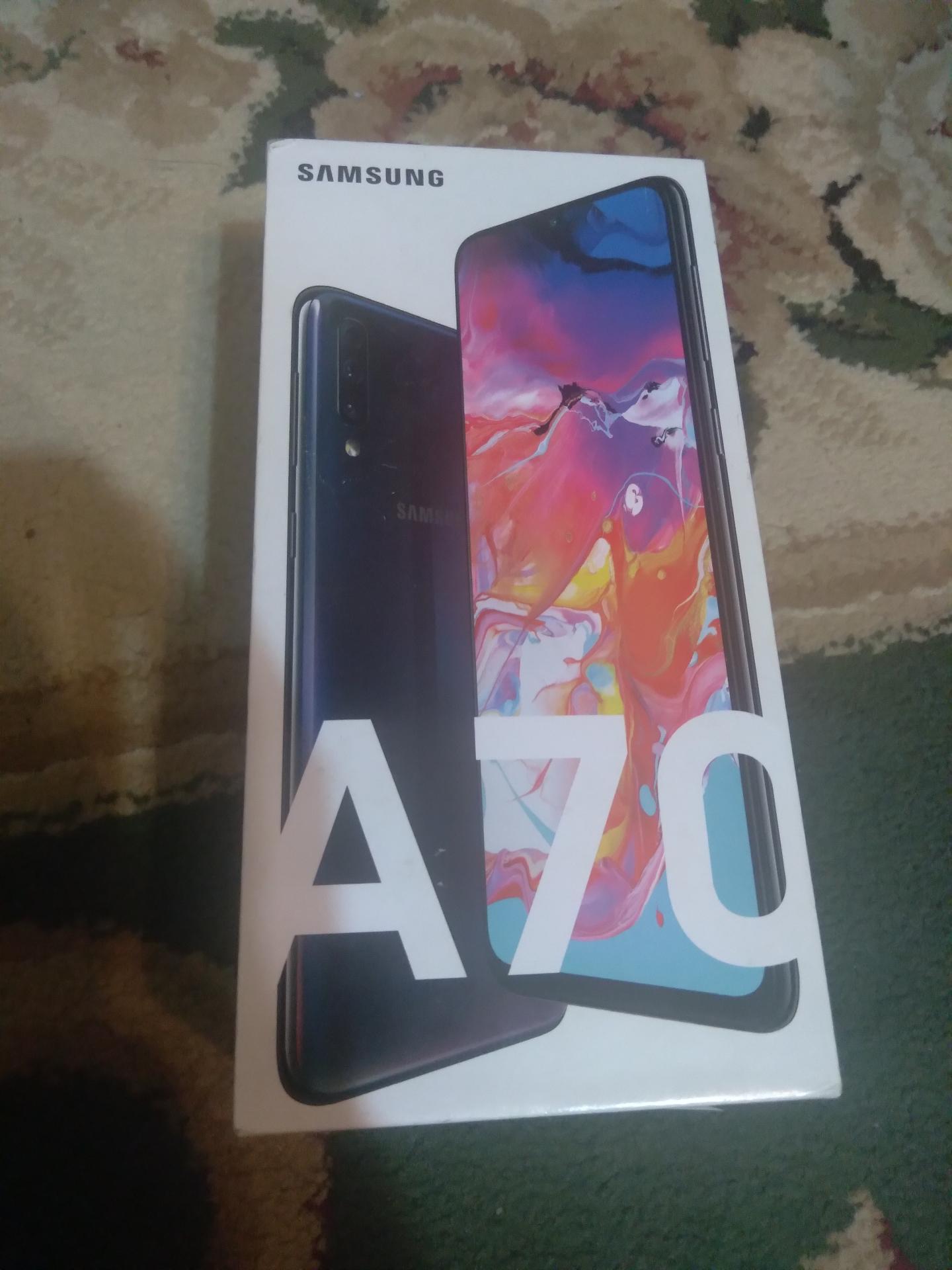 ᐈ Смартфон Samsung Galaxy A70, 128Gb, Black (SM-A705FN) – купить в  интернет-магазине Белый Ветер по низкой цене в Казахстане