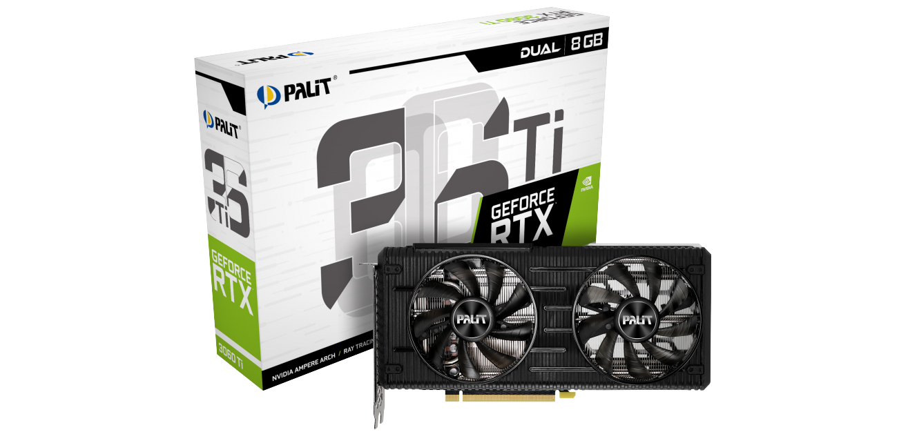 ᐉ Купить Видеокарта PCI-E 8Gb Palit RTX 3060 Ti Dual, GeForce RTX3060Ti в  Алматы по выгодной цене | ᐉ Интернет магазин электроники в Алматы | Riva.kz