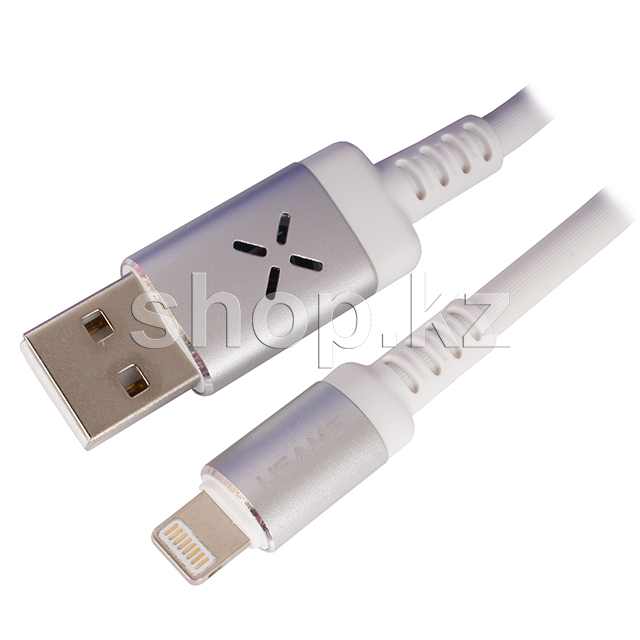 Кабель интерфейсный для Apple iPad/iPhone/iPod Usams SJ-261, 1m, White