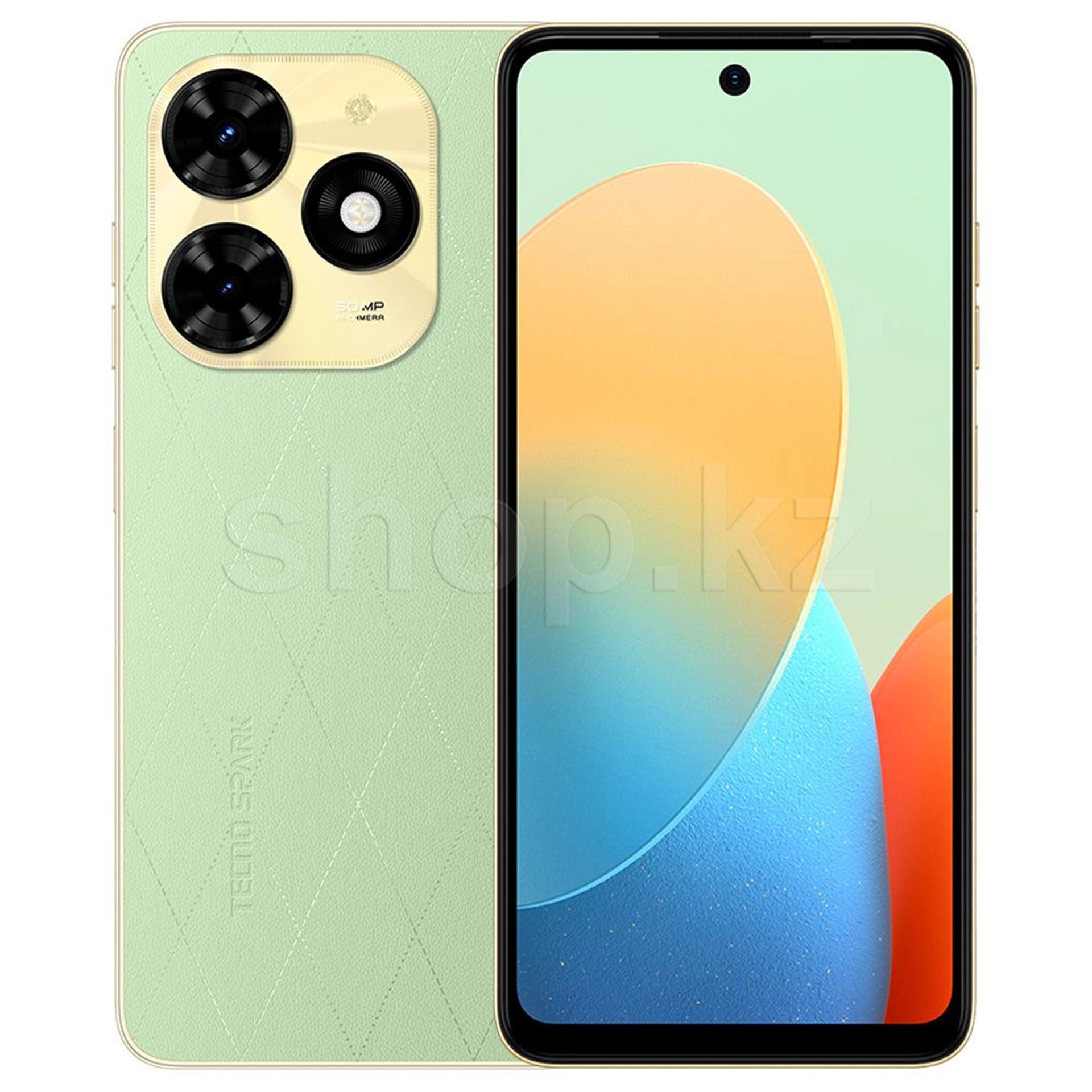 ᐈ Смартфон Tecno Spark 20C, 4 GB, 128 GB, Magic Skin Green (BG7n) – купить  в интернет-магазине Белый Ветер по низкой цене в Казахстане