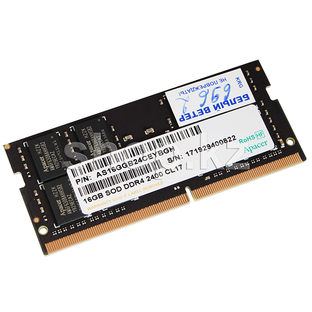 SO-DIMM 16Gb DDR4 PC19200/2400MHz Apacer, BOX (ES.16G2T.GFH)