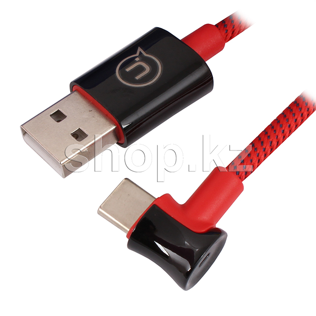 Кабель интерфейсный для USB Type-C Usams SJ-341, 1.2m, Red