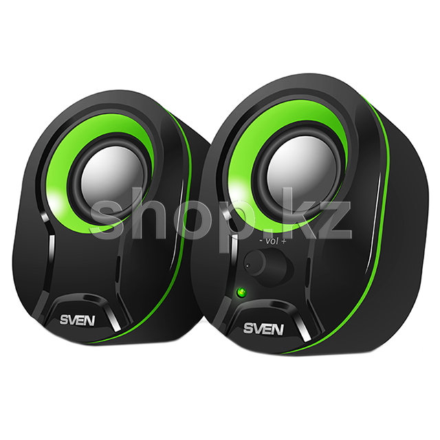 Колонки Sven 290 (2.0), Black-Green