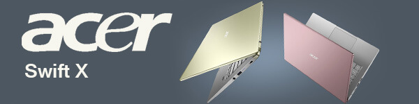 Acer представила ноутбук Swift X