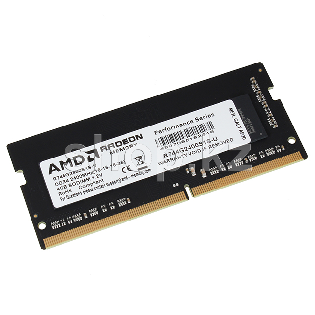 SO-DIMM 4GB DDR4 PC19200/2400Mhz AMD Radeon R7 Performance, BOX