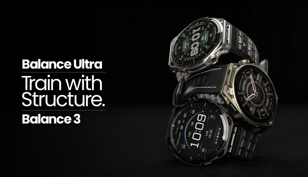 Amazfit Balance 3 и Balance Ultra представлены с инструментами Hyrox и временем работы до 30 дней