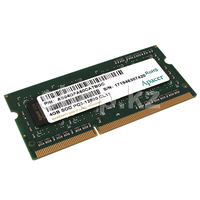 SO-DIMM 4Gb DDR3 PC12800/1600Mhz Apacer, BOX