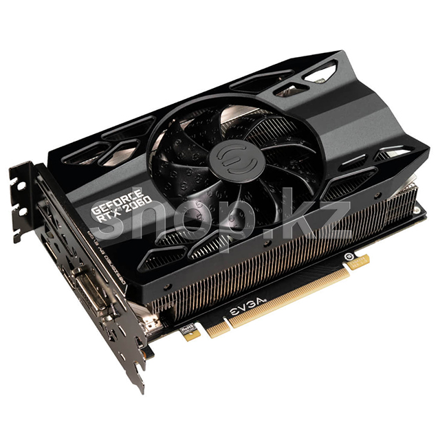 Видеокарта PCI-E 6144Mb EVGA RTX 2060 XC Black Gaming, GeForce RTX2060