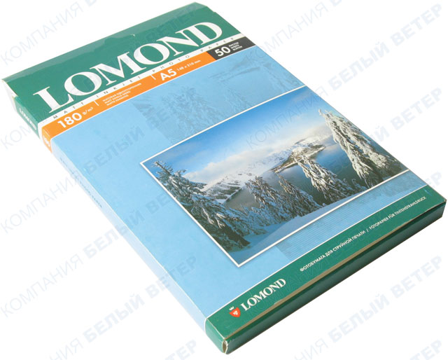 Lomond A5 (14.8x21), 50 парақ, күңгірт, қағазы
