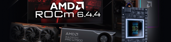 AMD представила ROCm 6.4.4 с поддержкой PyTorch в Windows для Radeon 9000, 7000 и Ryzen AI