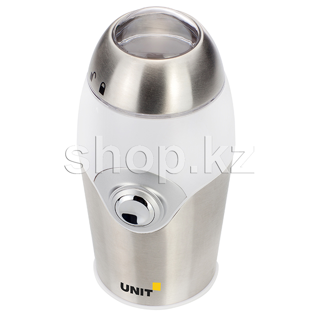 Кофемолка UNIT UCG-112, Steel-White