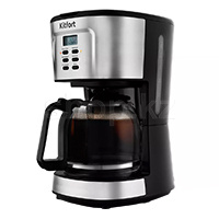 Кофеварка Kitfort КТ-727, Black-Steel