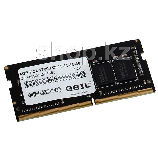 SO-DIMM 4Gb DDR4 PC17000/2133Mhz GeIL Dyna 4 SLT, OEM