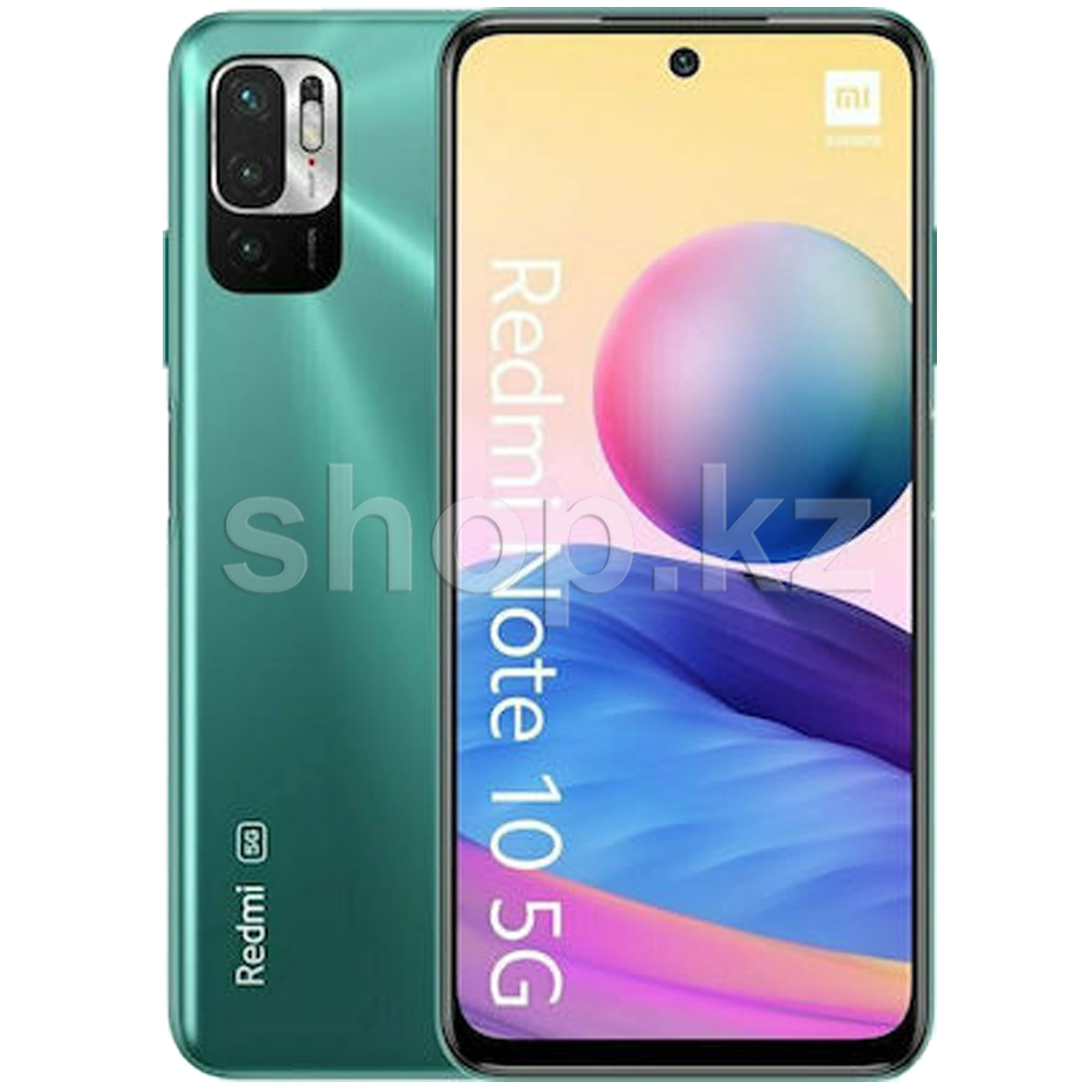 ᐈ Смартфон Xiaomi Redmi Note 10 5G, 4Gb, 64Gb, Aurora Green (M2103K19G) –  купить в интернет-магазине Белый Ветер по низкой цене в Казахстане