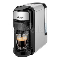 Кофеварка Kitfort КТ-7192, Black-Silver