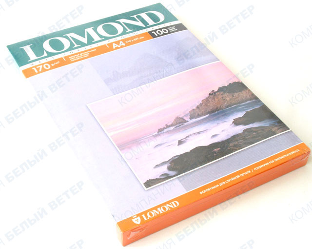 Бумага Lomond A4, 100 листов, матовая, двусторонняя