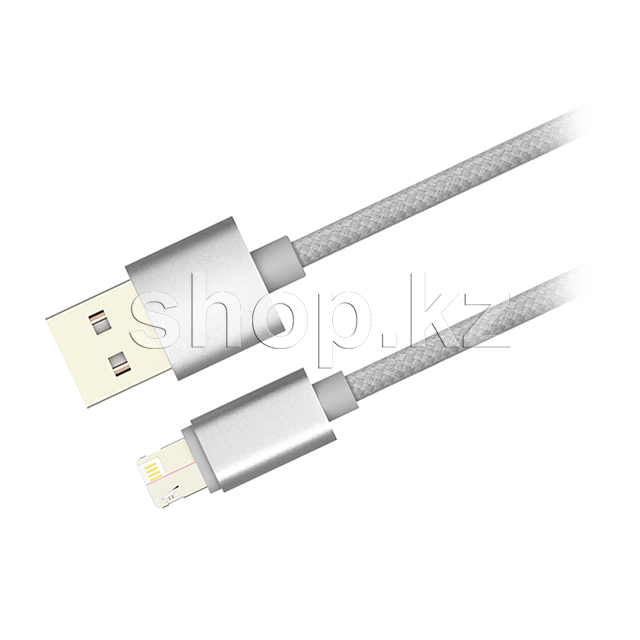 Micro USB/Lightning OLMIO 5/8 Magic, 1m, Grey интерфейс кабелі