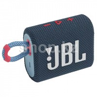 Колонка портативная JBL GO 3, Blue-Pink