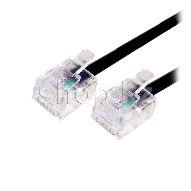 Patch cord RJ-11 3cat, SHIP телефон, UTP, 1.5m, OEM