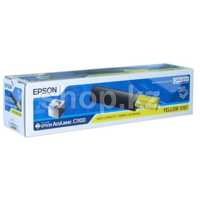 Epson C13 S050187  Yellow тонер картриджі