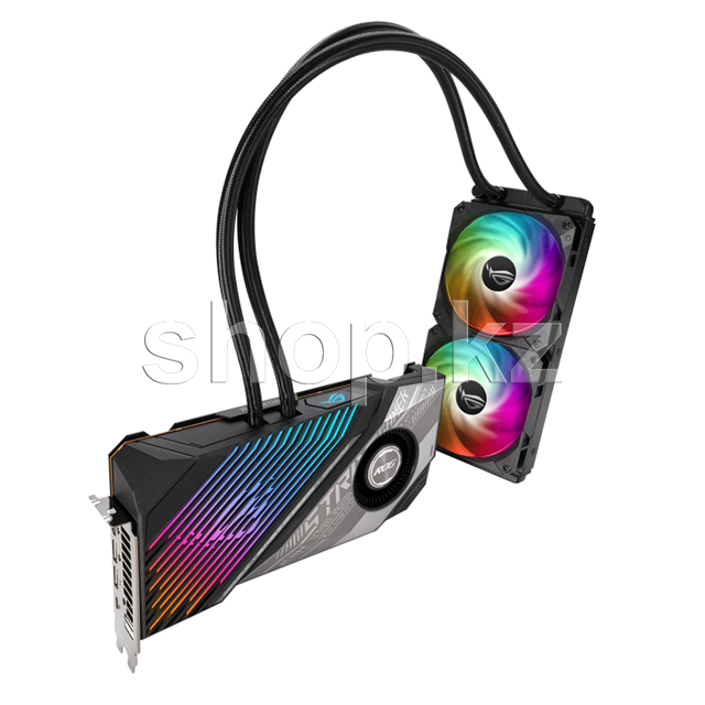 Видеокарта PCI-E 16Gb ASUS RX 6800 XT ROG Strix LC Gaming OC, Radeon RX 6800XT