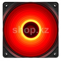 Вентилятор для корпуса DEEPCOOL RF120R, 12cm, Red LED