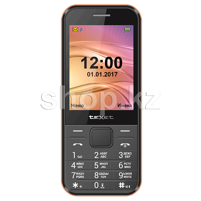 Мобильный телефон TeXet TM-302, Black-Orange