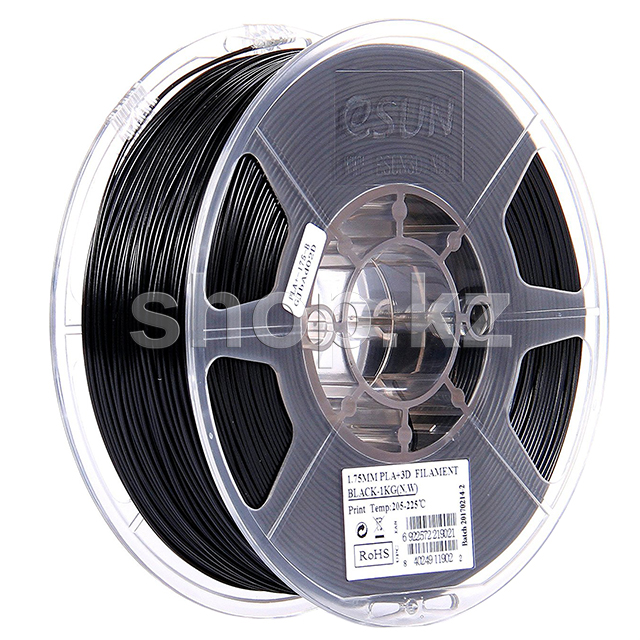 eSUN 3D Filament PLA+, 1.75 мм, Black картриджі