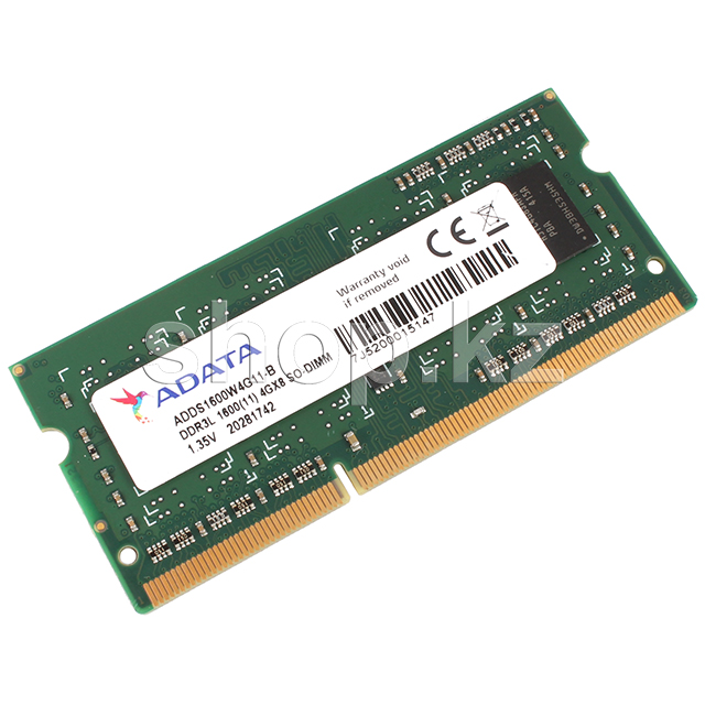 SO-DIMM 4Gb DDR3L PC12800/1600Mhz ADATA, OEM