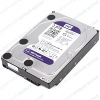 Жесткий диск HDD 3000 Gb Western Digital (WD30PURX), 3.5