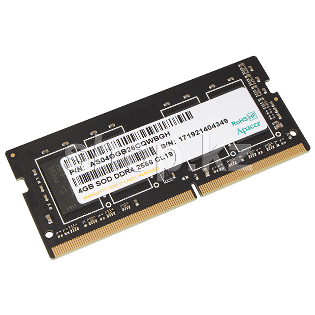 SO-DIMM 4Gb DDR4 PC21300/2666MHz Apacer, BOX (ES.04G2V.LNH)