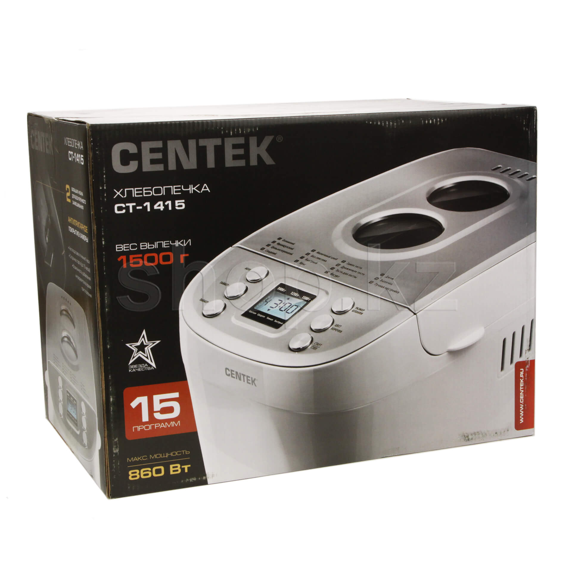 ᐈ Хлебопечь Centek CT-1415, White – купить в интернет-магазине Белый Ветер  в Алматы, Астане и Караганде