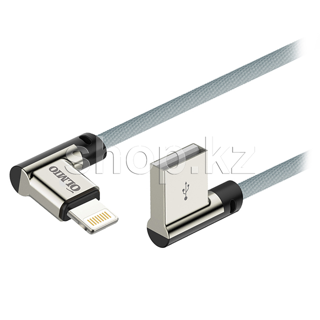 Кабель интерфейсный для Apple Lightning OLMIO, Grey