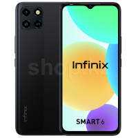 Infinix SMART 6 HD, 32 GB, Force Black (X6512) смартфоны