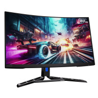 31.5" Lenovo Legion R32qc-30, Black-Blue мониторы