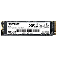 SSD накопитель 480 GB Patriot P310, M.2, PCIe 3.0