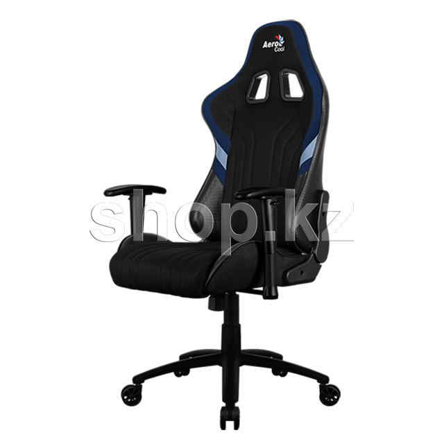 Кресло игровое компьютерное Aerocool Aero 1 Alpha, Black-Blue