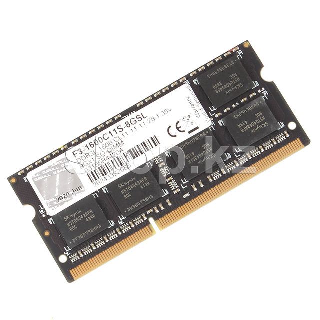 SO-DIMM 8GB DDR3L PC12800/1600Mhz G.Skill, BOX (F3-1600C11S-8GSL)