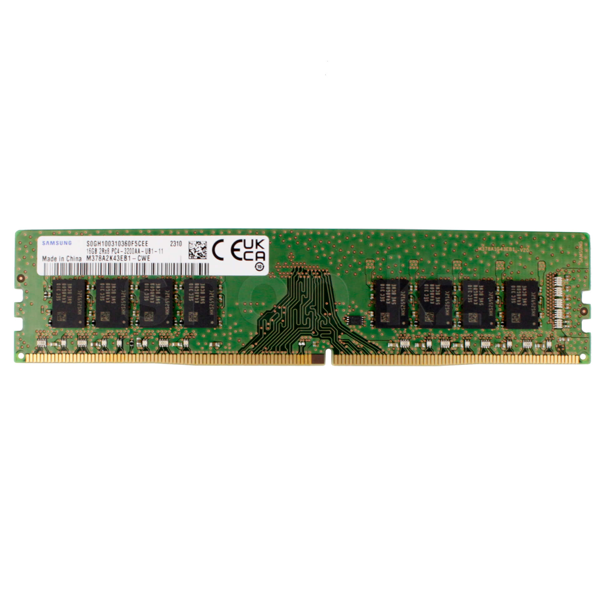 Samsung 16GB DDR4 3200MHz Desktop RAM 2Rx8 PC4-3200AA-UB1-11  M378A2K43EB1-CWE