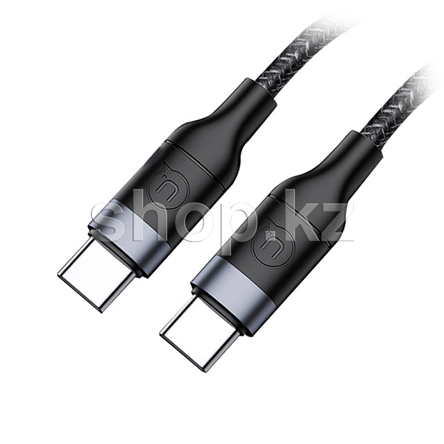 USB Type-C Usams SJ-400, 1.2m, Black интерфейс кабелі