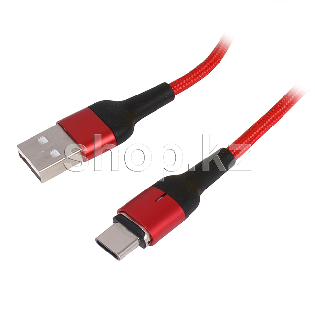 USB Type-C Usams SJ-327, 1m, Red интерфейс кабелі