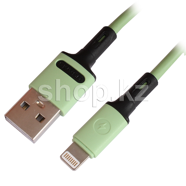 Кабель интерфейсный для Apple Lightning Usams SJ434, 1m, Green