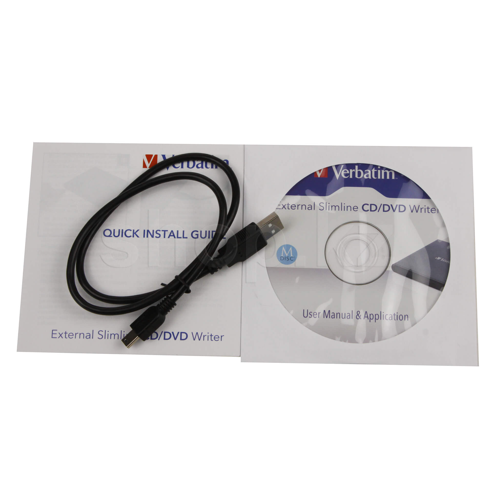 ᐈ Оптический привод USB DVD+R/RW&CDRW Verbatim Slimline 53504, Black –  купить в интернет-магазине Белый Ветер | Доставка в Алматы, Нур-Султан  (Астану) и другие города Казахстана