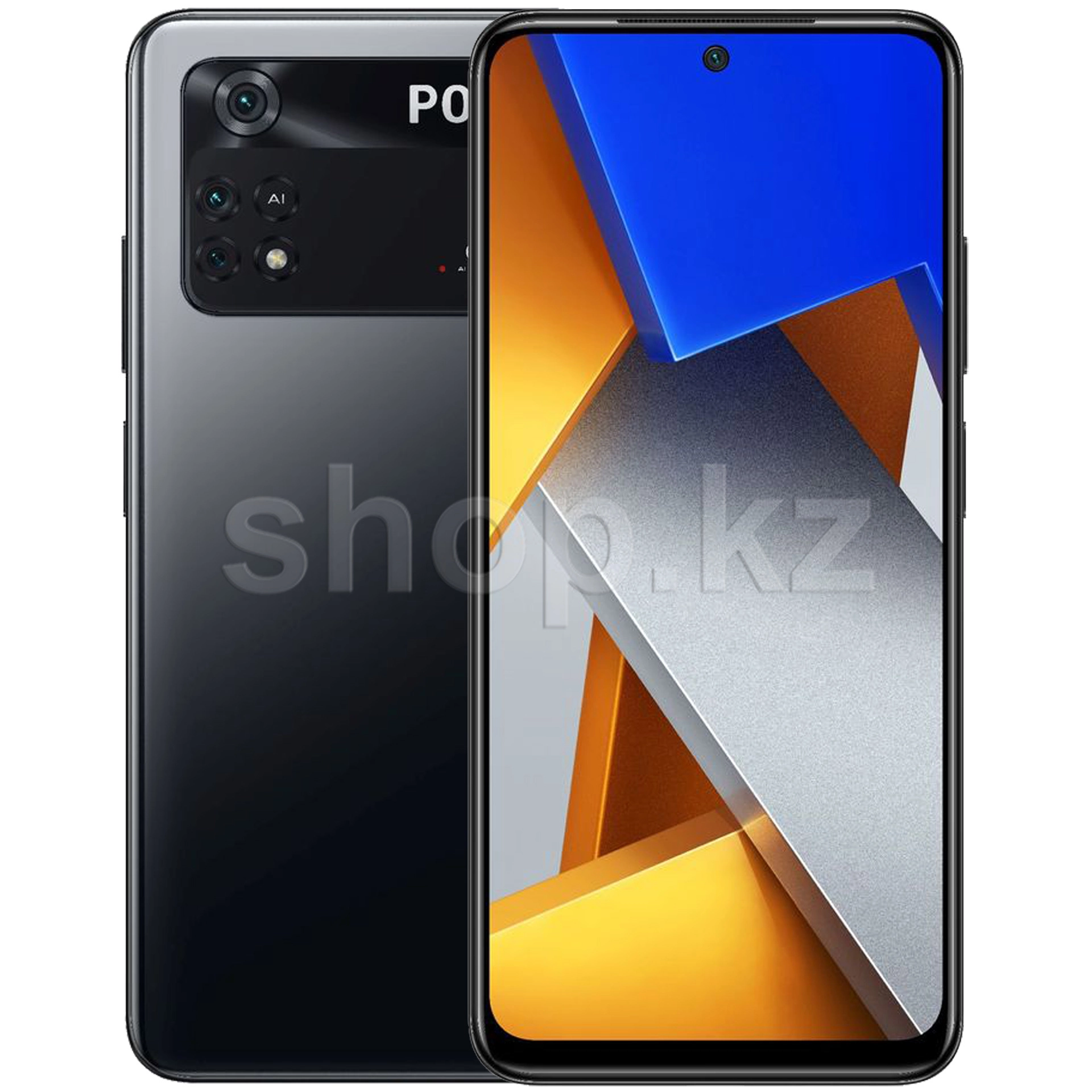 ᐈ Смартфон POCO M4 Pro, 128 GB, Power Black (2201117PG) – купить в  интернет-магазине Белый Ветер по низкой цене в Казахстане