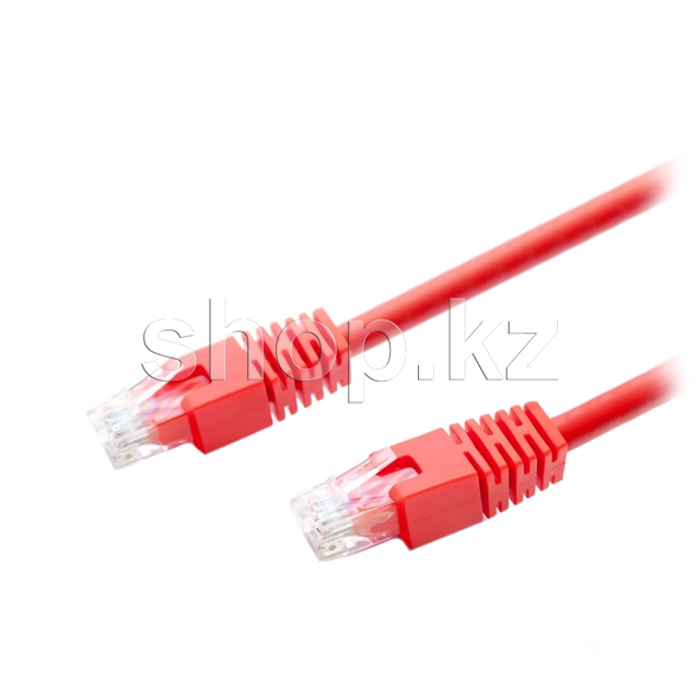 Patch cord RJ-45 5е cat Cablexpert PP12-2M/R, UTP, 2m, Red