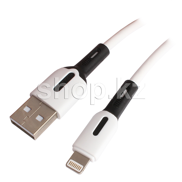 Кабель интерфейсный для Apple Lightning Usams SJ-431, 1m, White